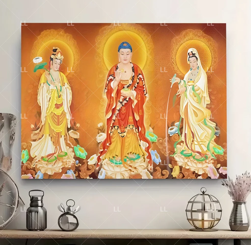 Garden Scene Backdrop Buddha M - đánh giá và giá Photography Yoga