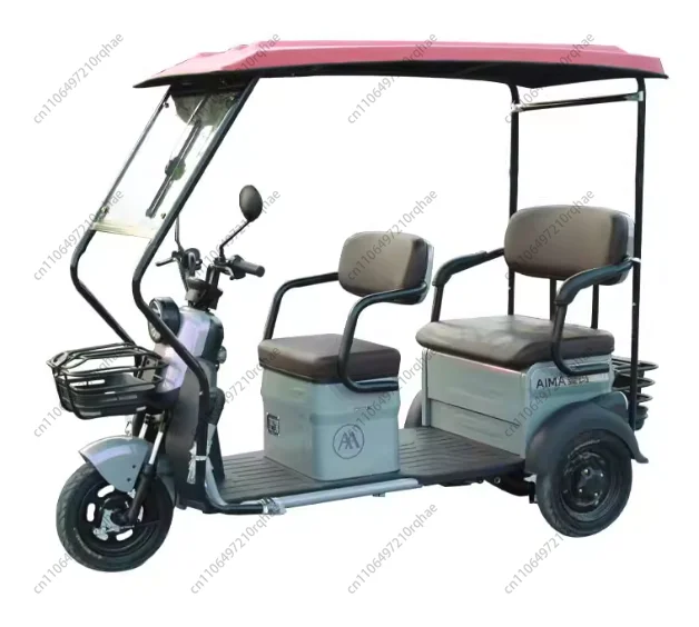 

Electric Tricycle Canopy Waterproof Sun Shelter Fully Enclosed Transparent Cover for Mobility Scooter