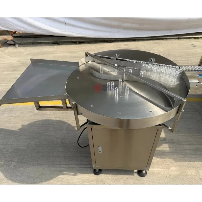 Fully automatic 10ml 50ml small glass bottle filling and capping machine 4 nozzles fast liquid bottle filling machine