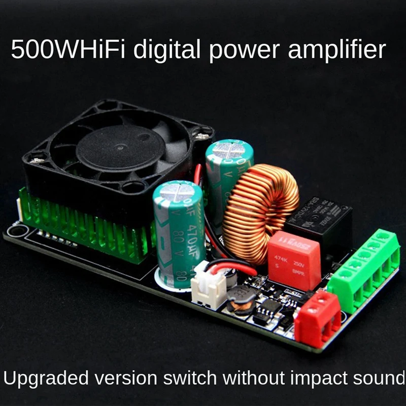 HIFI 500W Digital Amplifier Class D Audio Amplifier Board Module with Speaker Protection Better Than LM3886 IRS2092S