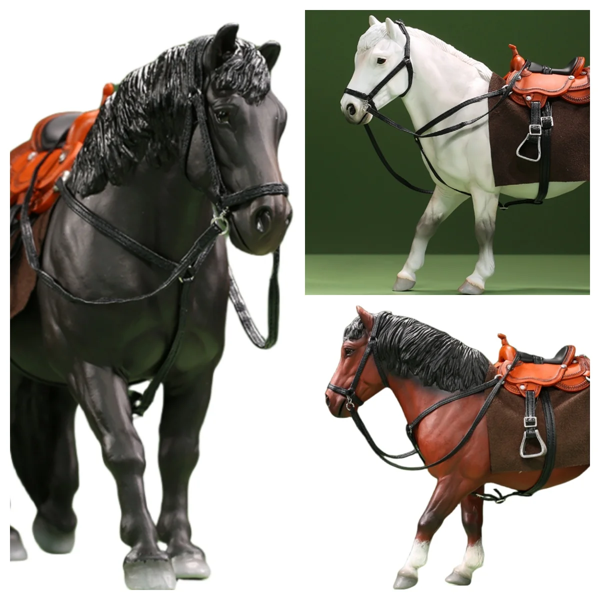 

HiPlay 1/12 Scale Action Figure Accessory: Black Pack Horse Model For 6-inch Miniature Collectible Figure ACG-45A