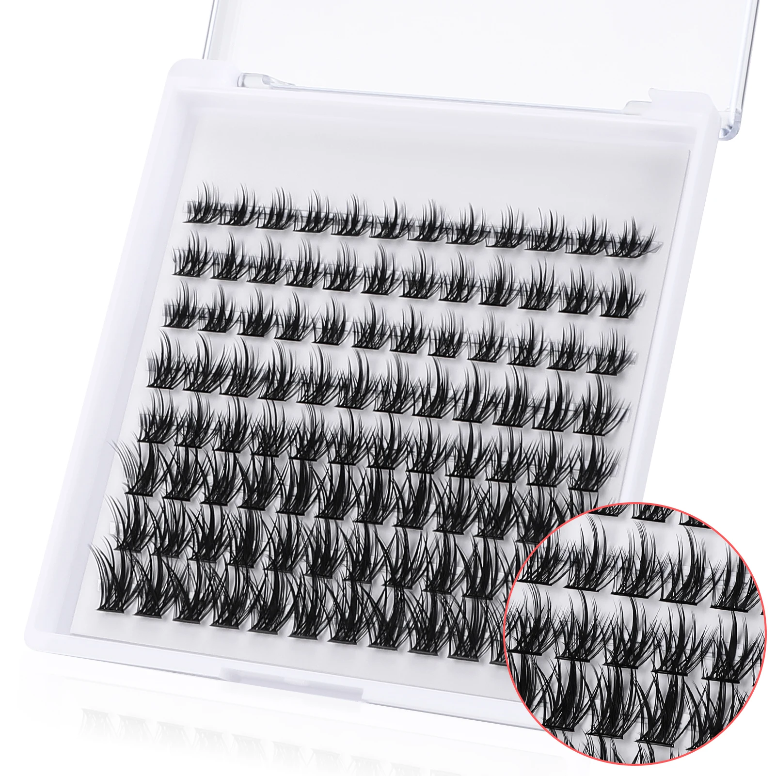 D Curl eyelashes extensions individual cluster lashes extension for professionals DIY makeup Premade Fans Speed Eyelash