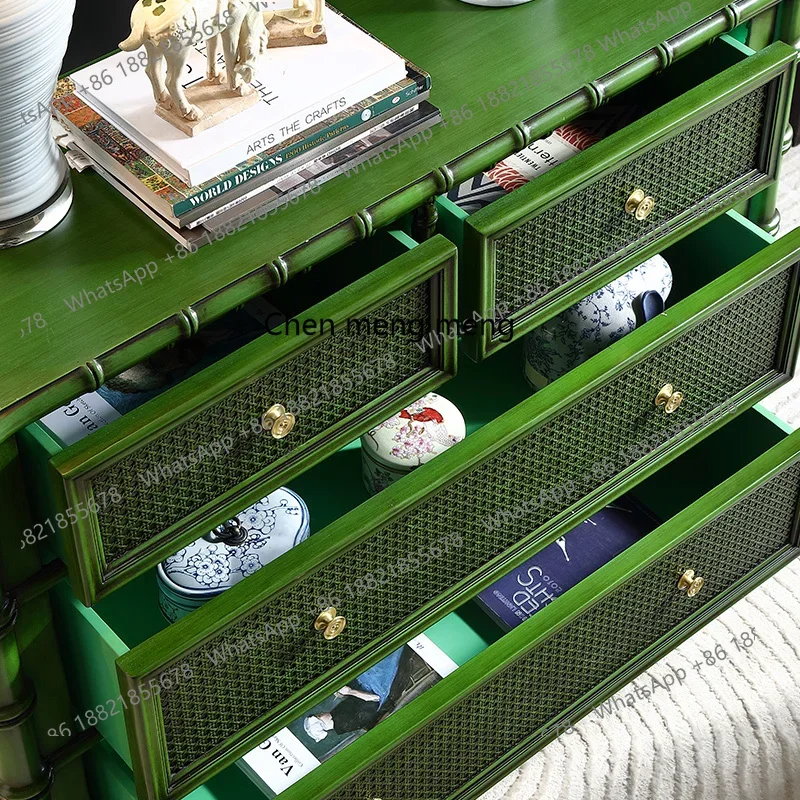 

Новое поступление, американский входной шкаф в стиле ретро из цельного дерева, комод для французской спальни, средневековый балкон, обеденный боковой шкаф