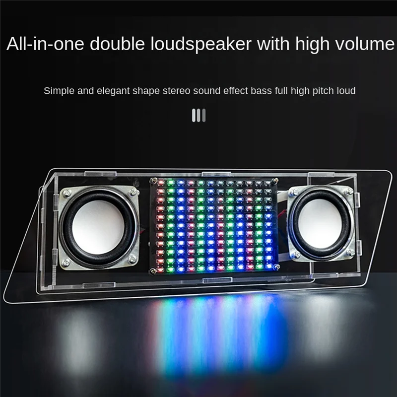 

Dual-Channel Multi-Function Bluetooth Audio Assembly DIY Electronic Kit MP3 Speaker Welding Replacement Parts Accessories