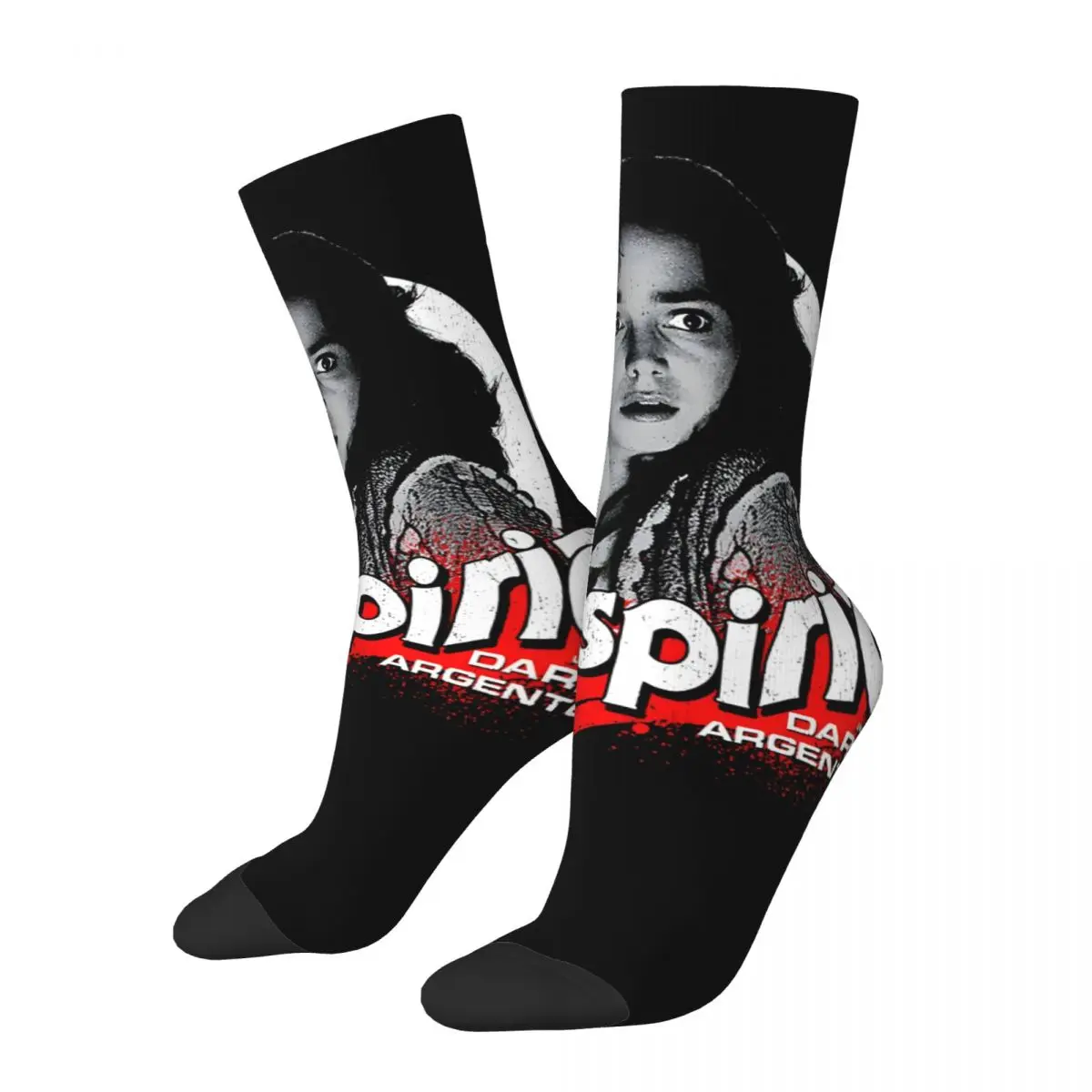 

Hip Hop Retro Suspiria Crazy Men's compression Socks Unisex Suspiria Street Style Pattern Printed Funny Novelty Happy Crew Sock