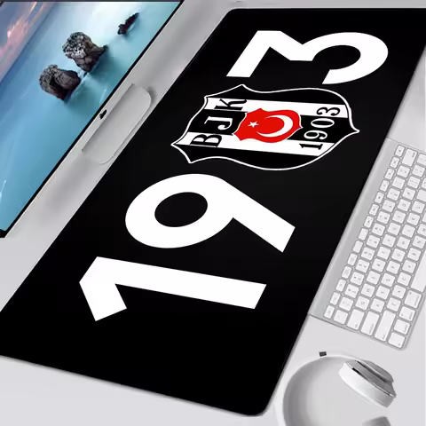 Turkey Besiktas Large Gaming Mouse Pad Computer Mousepad PC Gamer Mouse Mat Laptop Mausepad Mouse Carpet Keyboard Mat Desk Pad