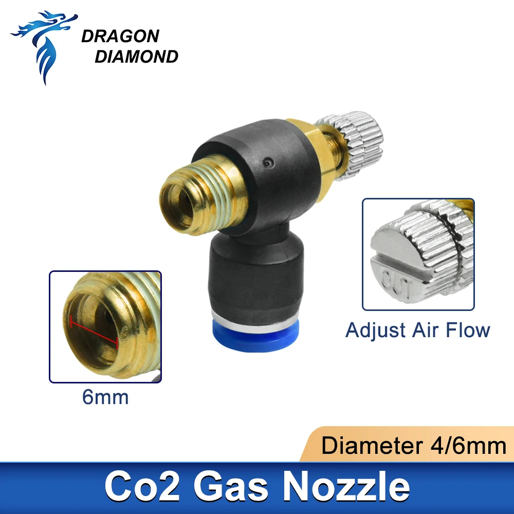 Imagem -02 - Diâmetro do Bocal do Gás do Laser do Co2 Diâmetro do Bocal do ar mm mm Pcs Uso para a Cabeça do Laser do Co2 para a Máquina de Corte da Gravura do Laser do Co2