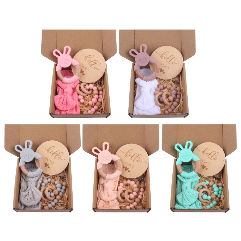 

Цепочка для соски, детская игрушка, повязка на голову на день рождения, браслет-прорезыватель для детей