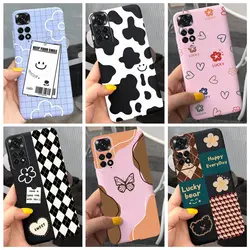 For Xiaomi Redmi Note 11 Pro Plus 5G Case Cover Redmi Note 11S 5G Back Bumper TPU Soft Case Redmi Note 11 Pro Mi 11i 5G Fundas