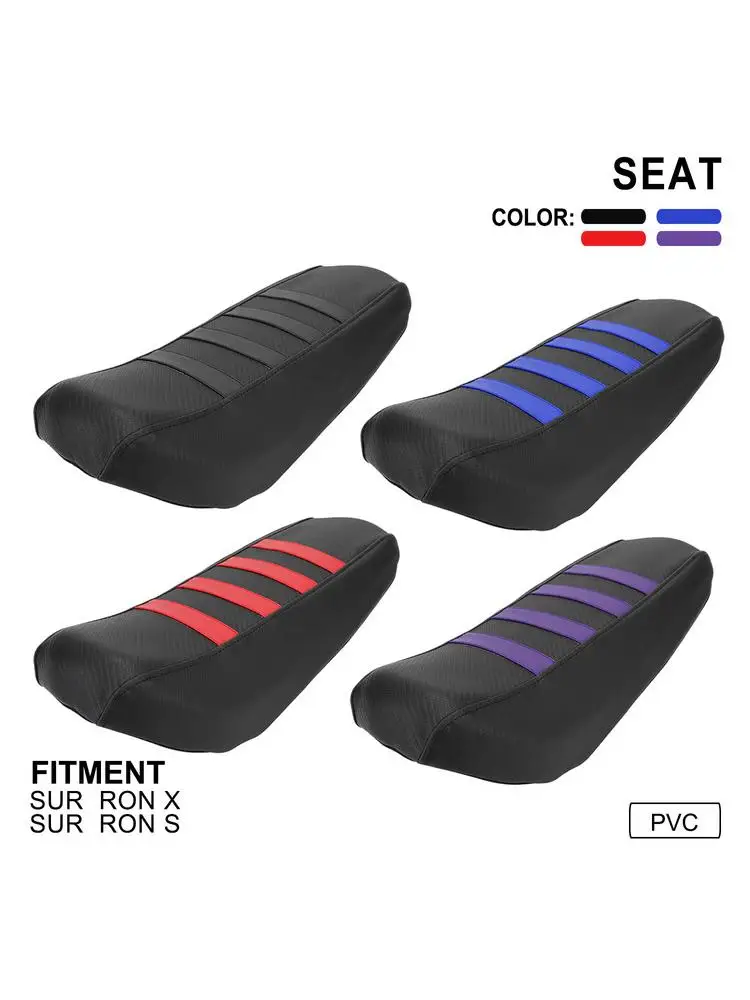 AliExpress JFGRACING For Surron Light Bee S X Striped Soft Seat Cover PVC Anti-skid Covers Cushion New Motocross Electric Dirt Bike E-bikes