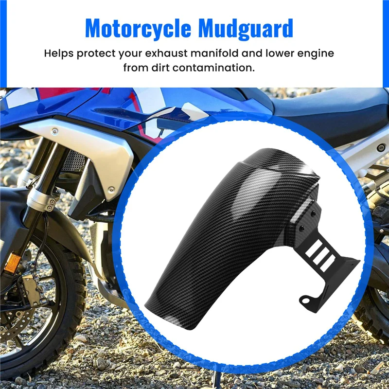 

A03Z-Motorcycle Accessories Front Tire Fender Mudguard Hugger For BMW R1300GS R 1300 GS 2023 2024 Wheel Splash Guard