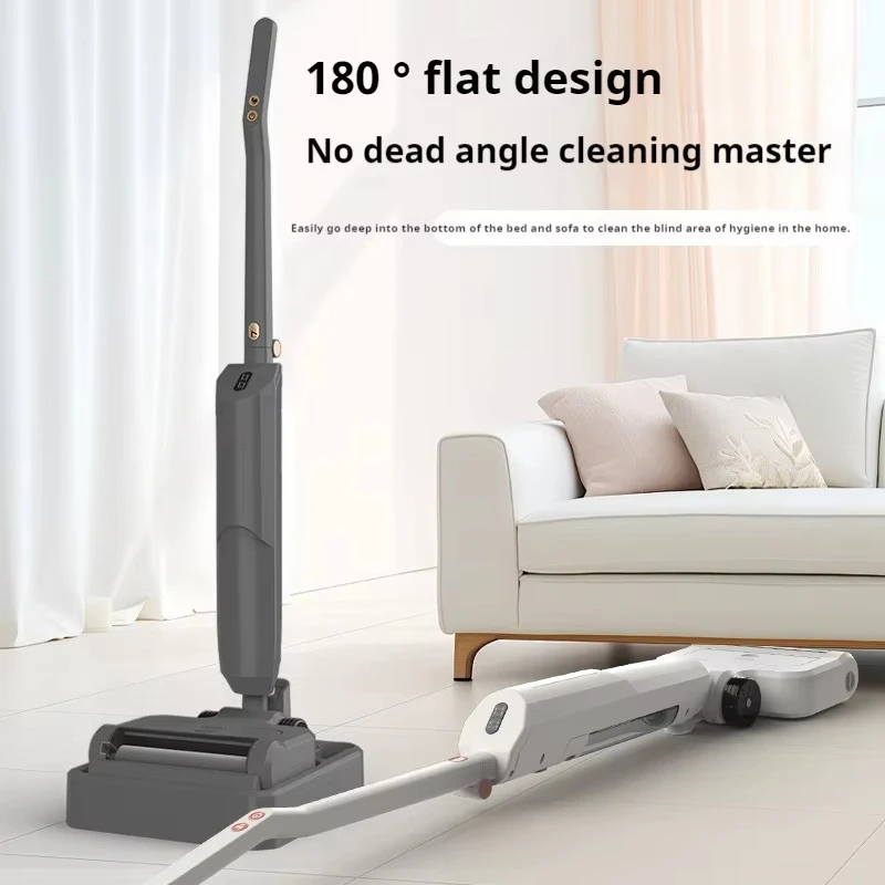 2000mAh Rechargeable Handheld Vacuum Robot Sweep Wet Mopping Self‑Cleaning Multifunctional Household Home Floor Cleaner