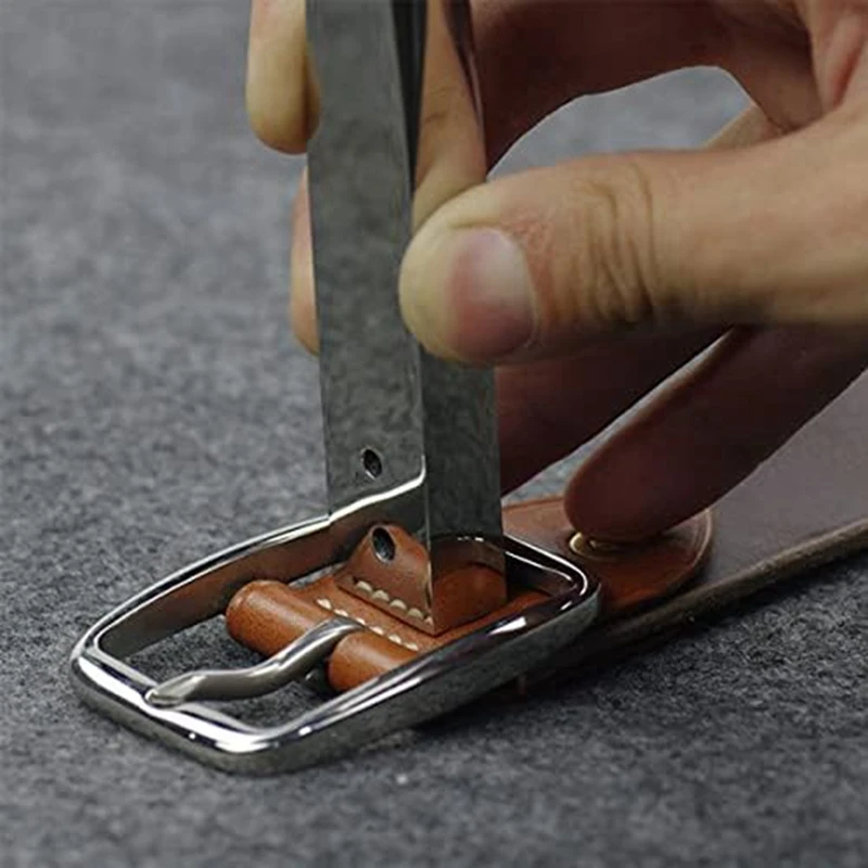 2 Piece Copper Rivets Burrs Setter Silver Metal 2-In-1 9 12 Copper Rivet Fastener Install Tool For Rivet Installing