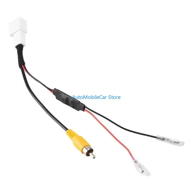 G8TE 4 PIN CAR CONNECTOR RADIOS احتياطيًا عكسيًا الكاميرا الاحتفاظ بأسلاك الأسلاك محول سد كبل سد كبلات سهلة. #4