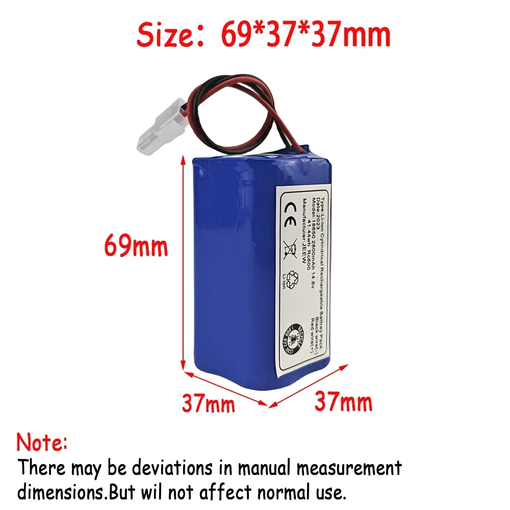 14.8V Battery 2800mAh Li-ion Da Tian Gong Plug Battery For Rowenta Tefal Explorer Serie 20 40 60 Robot Vacuum Cleaner Battery?