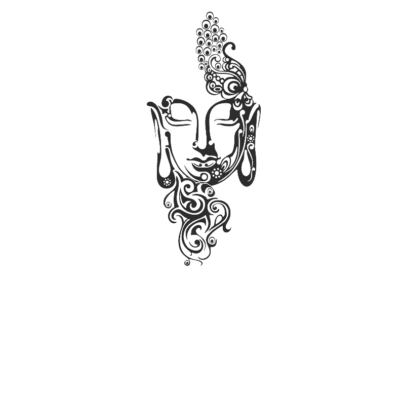 Naklejki ścienne Budda Duża maska Buddy Gautama Studio jogi Naklejka ścienna Pokój dzienny Modlitwa Shakyamuni Religia Naklejka ścienna SY067 — zdjęcie 4