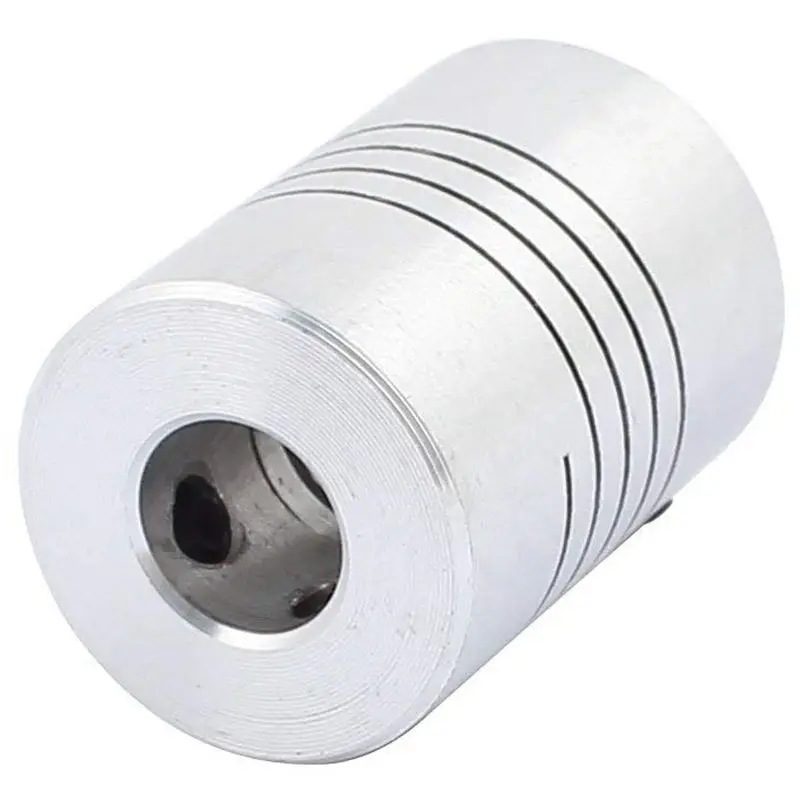 6Mm To 8Mm Shaft Coupling 25Mm Length 18Mm Diameter Stepper Motor Coupler Aluminum Alloy Joint Connector For 3D Printer CNC Mach