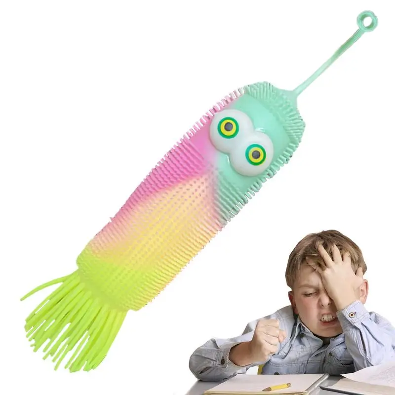 Pop out olhos squeeze brinquedo portátil bolas de estresse dos desenhos animados brinquedo sensorial macio alívio do estresse brinquedo sensorial para crianças adultos