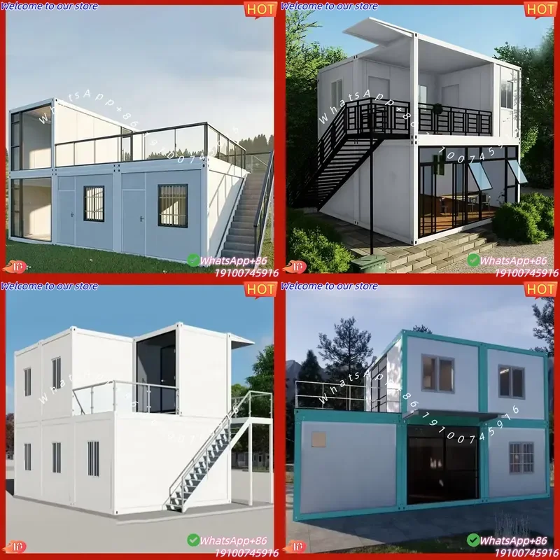 2026 20Ft Prefab Modern Modular Metal Container House for Office Building & Hotel Use Portable Workshop Garage