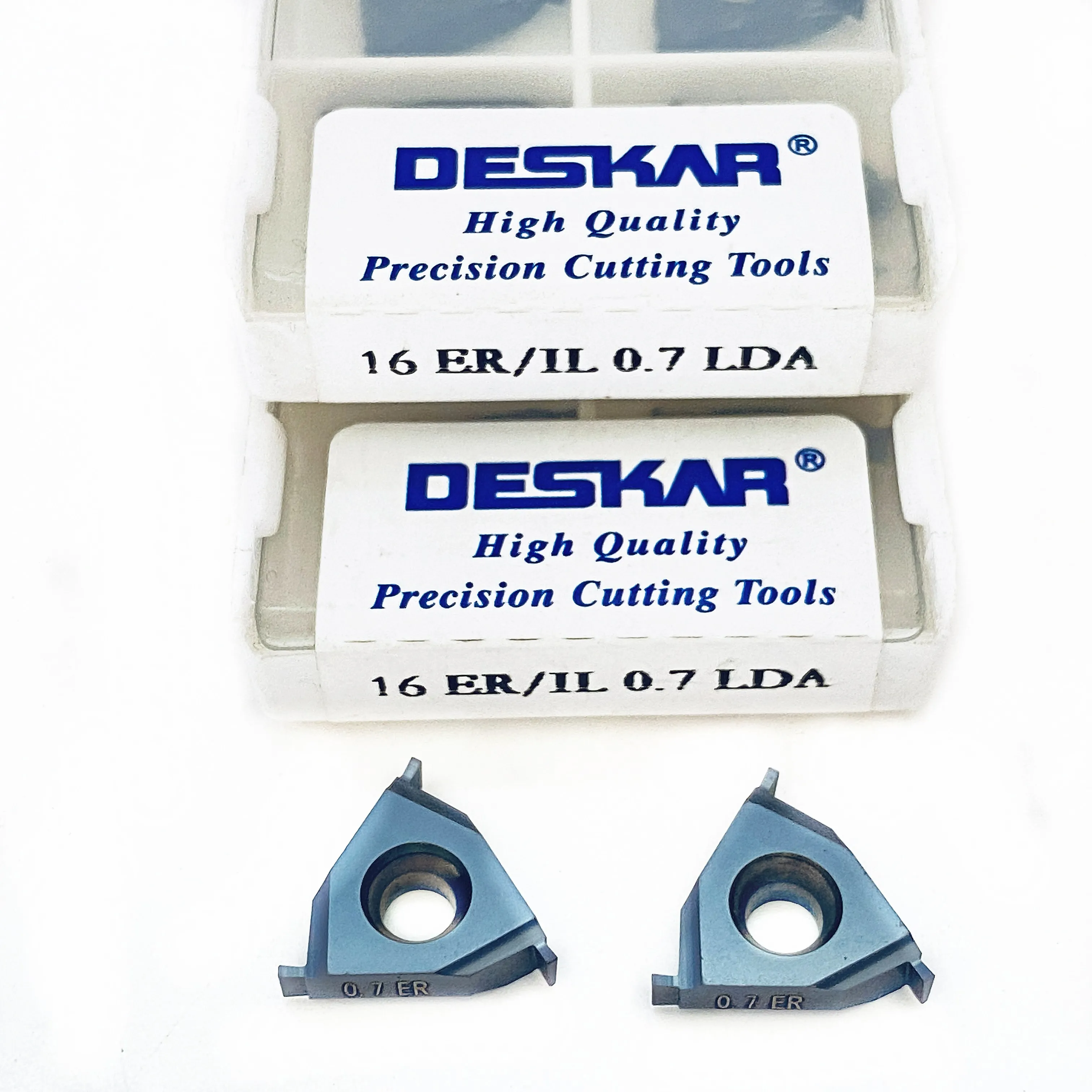 DESKAR16ER/IL 16IR/EL Carbide Grooving Insert 0.7 0.8 1.0 1.1 1.5 2.0 3.0mm Flat Mount Outer Inner Groove Blade CNC Lathe Cutter