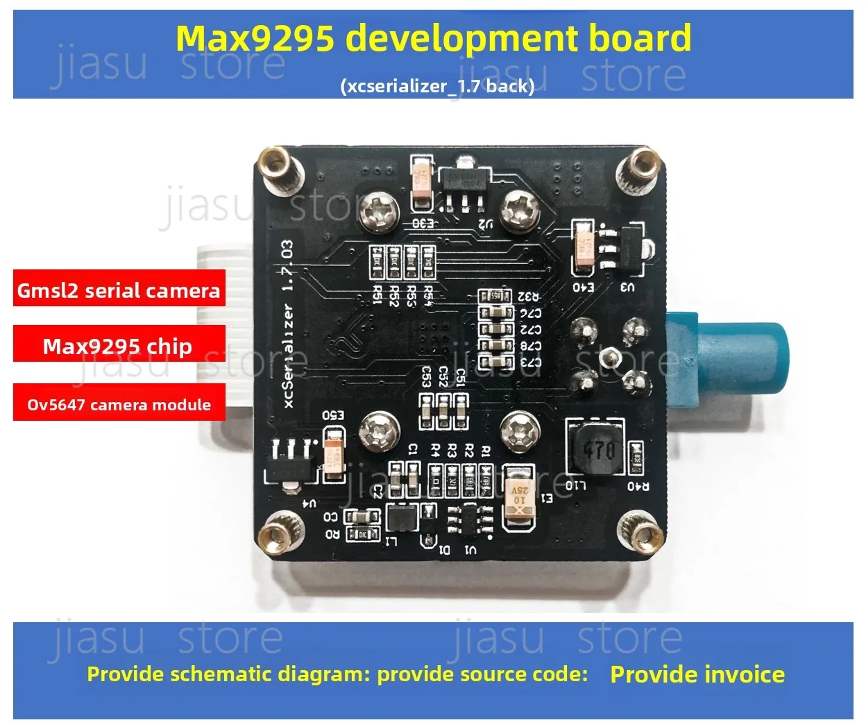 MAX9295 Development Board GMSL Serial Camera OV5647 for Car Camera Raspberry Pi Jetson