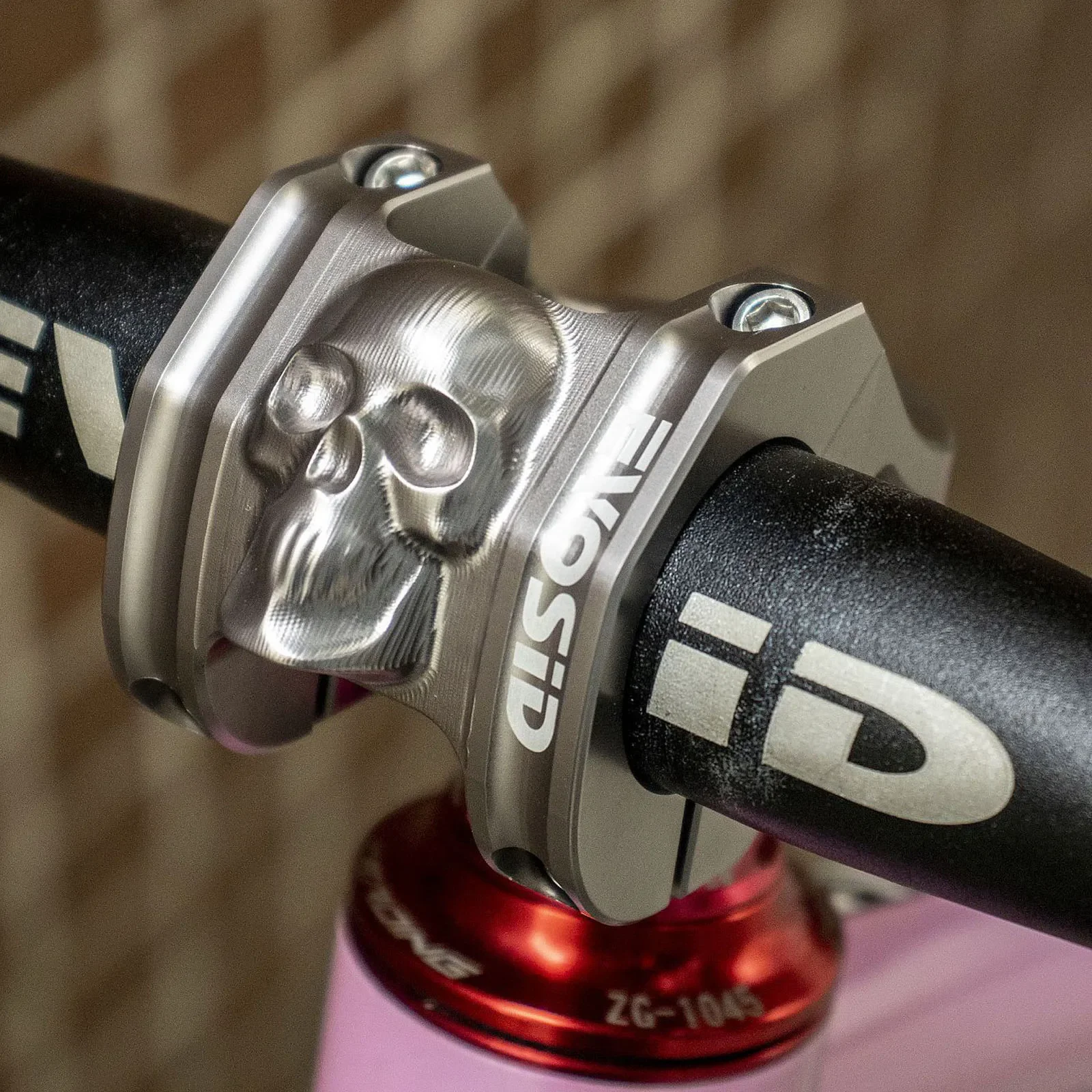 Bicycle Short Handle Stem Aluminum Alloy CNC High-strength Dragon Head Skull Handle EVOSID Mountain Handlebar Stem