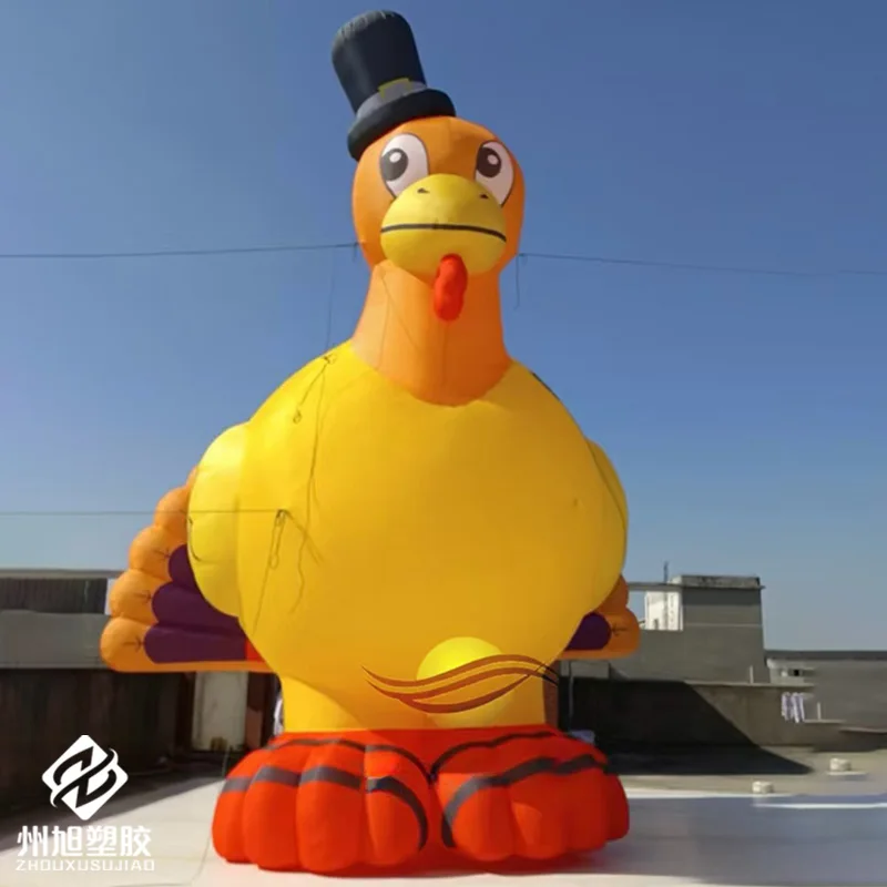

Надувные мультяшные цыплята, воздушные модели на основе животных с выдувными устройствами, украшения для мероприятий и фестивалей на открытом воздухе в торговом центре