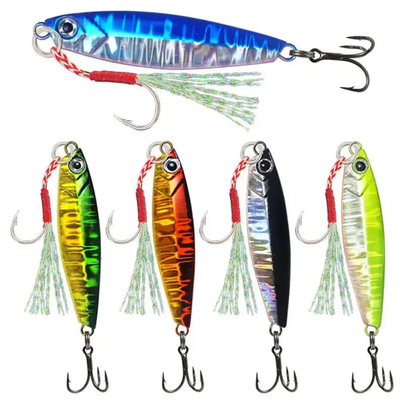 1PCS Micro Metal Jig 7g 10g  Shore Casting Jigging Lure Shore Casting Saltwater Fishing Lure Bit Artificial Bait