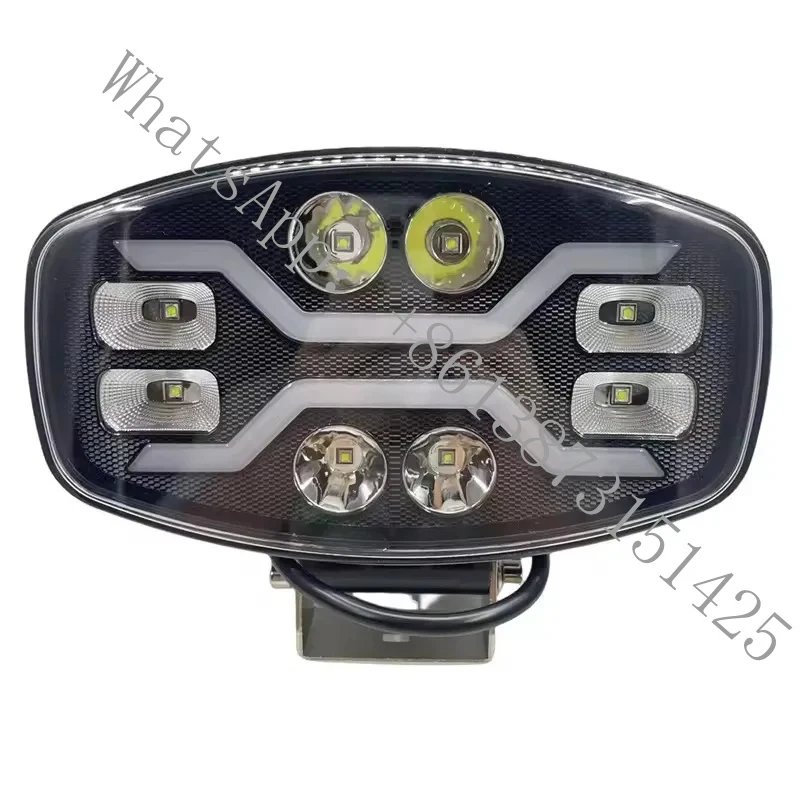 Suitable vehicles: 9-inch square LED roof lights, suitable as off-road spotlights, truck auxiliary & car front driving light