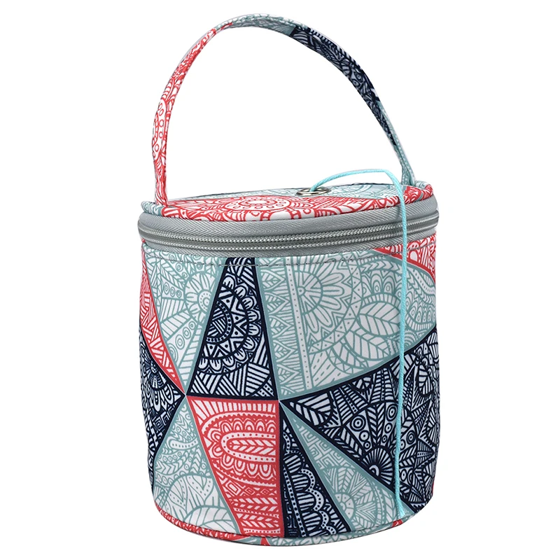 Sac de rangement au crochet durable pour les amateurs d'ogo, fournitures de crochet, étui de support de poignée, fourre-tout de voyage, fil