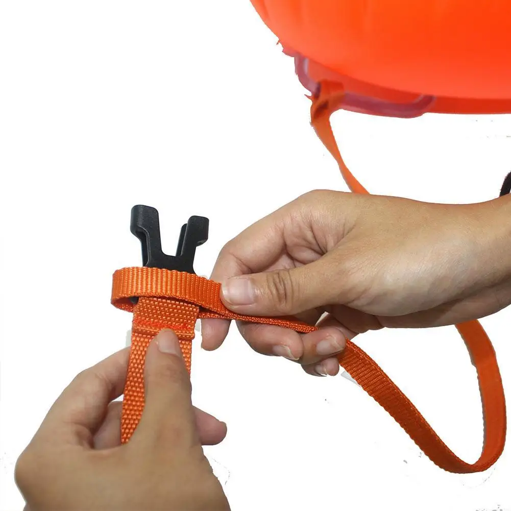Inflatable Open Swimming Buoy Tow Float Dry Bag Double Air Bag with Waist Belt for Water Sport Swimming Storage Float Tool