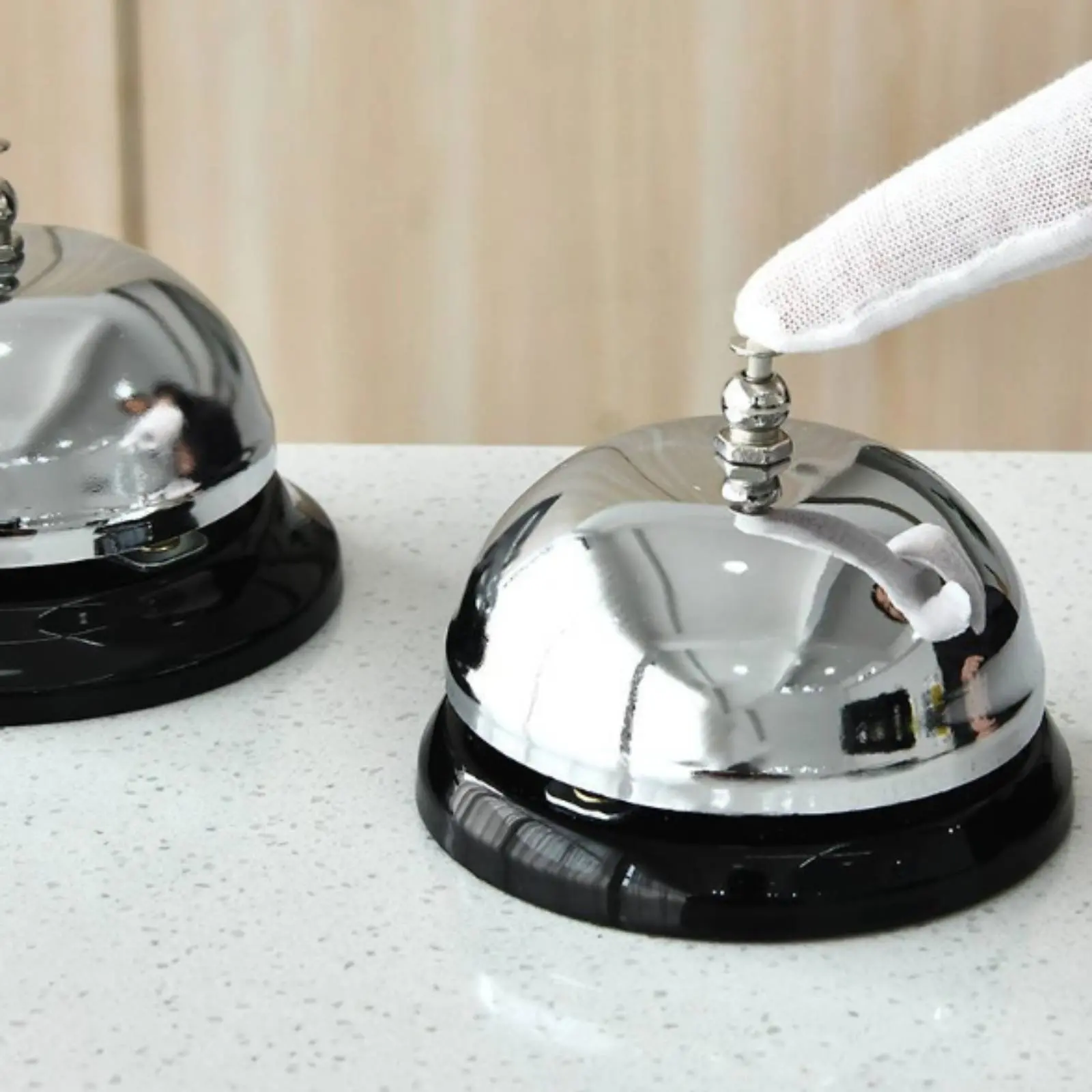 Restaurant Order Alert Chime No Batteries Required Kitchen Food Alert Chime Guest Services Supply Long-Lasting Metal