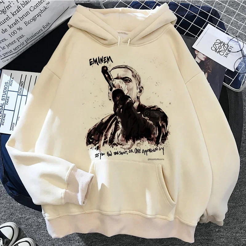 

Eminem Print Hoodies Men/Women Casual Fashion Hooded Shirt Woman y2k Long Sleeves Pullover Sweatshirts Oversized Unisex Clothing
