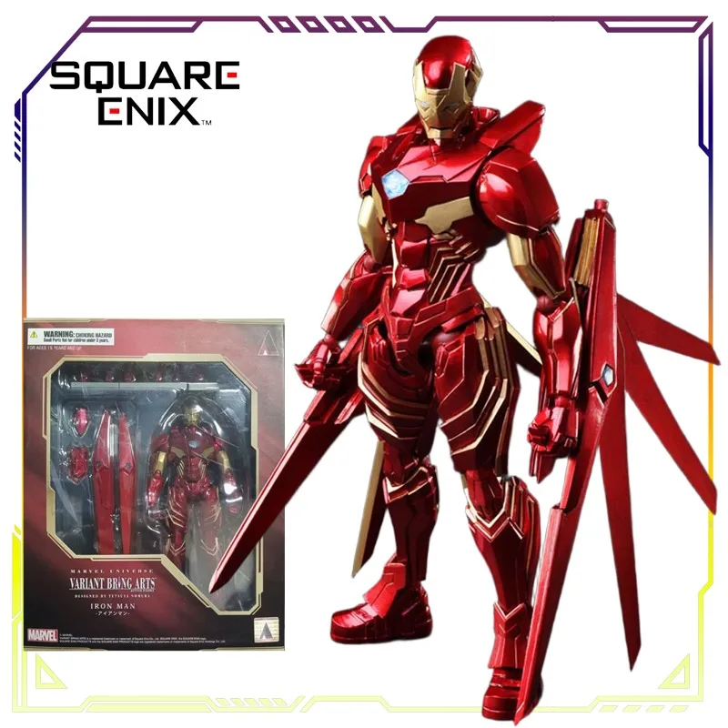 SQUAREENIX الأصلي جلب الفنون مارفل الكون سلسلة الرجل العنكبوت كابتن أمريكا أنيمي عمل نموذج لجسم اللعب الهدايا للأولاد