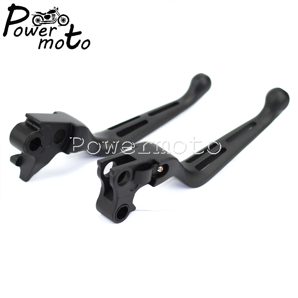 Motorcycles Black Brake Clutch Lever Hand Control Handbar Lever Control Kit For Harley Touring Glide FLSTSB FLTR Road King 96-14