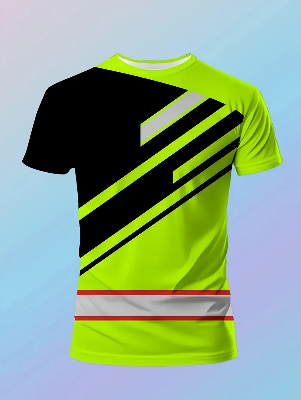 New 2026 Summer Men's Safety Work T-Shirt Quick-Dry Green Neutral Clothing Short Sleeve Tops Tees Workwear Comfort Men Clothing
