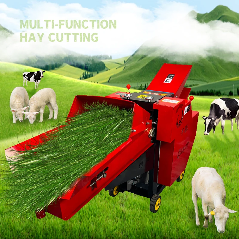 

Automatic Feed Cattle Sheep Forage hay Stalk Straw Grass Chopper Crusher Chaff Cutter Machine Animal Feed Farm 5.5 Ton/h