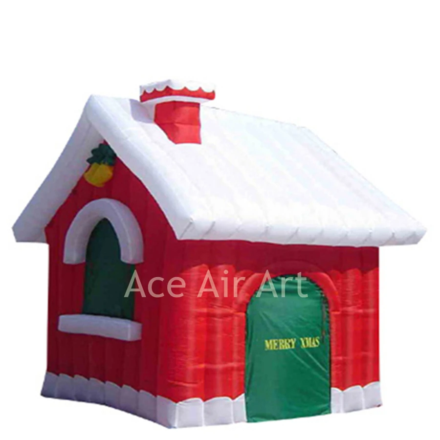 

3mx2.4m or custom Outdoor Christmas Inflatable Snow House for Christmas Holiday