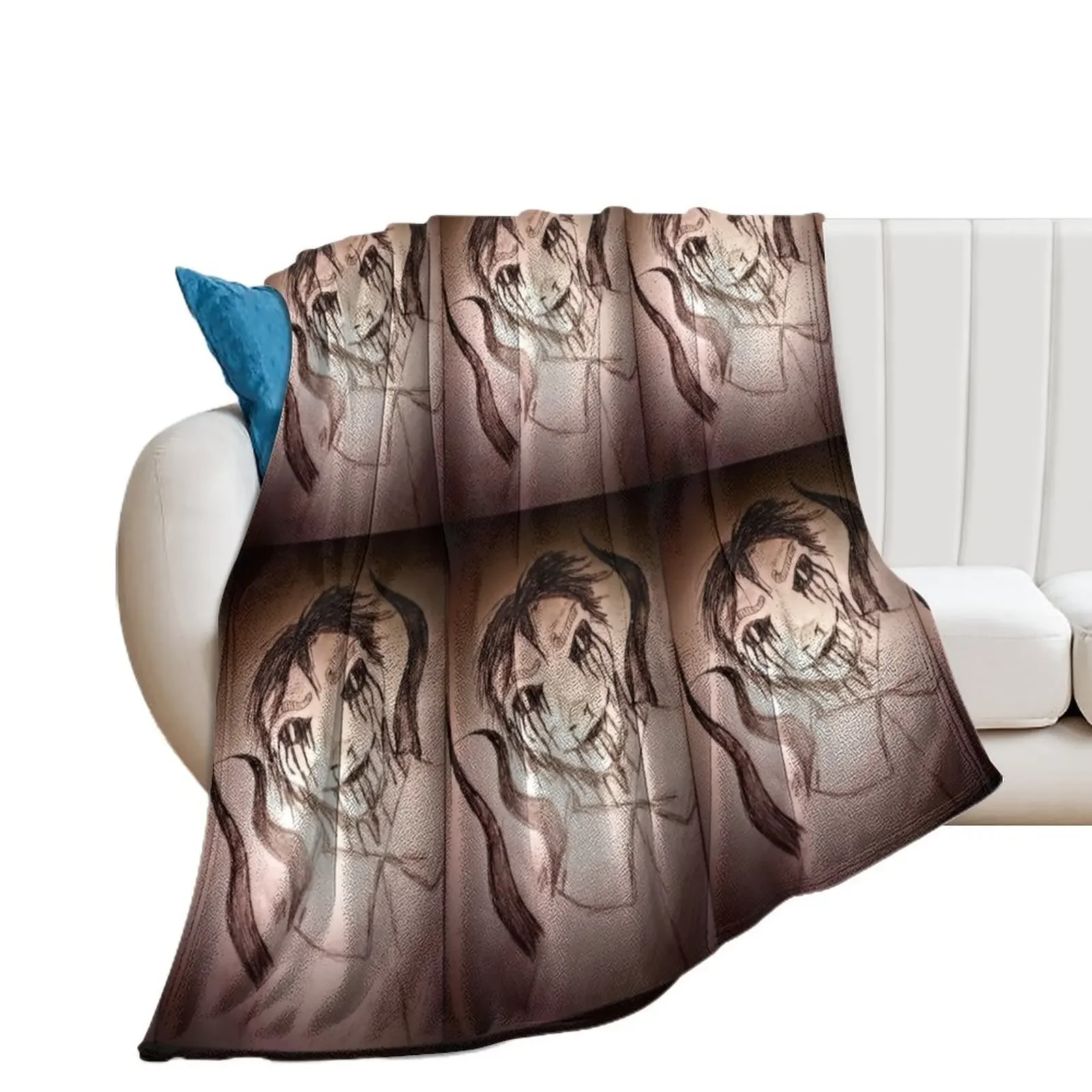 SCP 035 Throw Blanket warm for winter Camping bed plaid Hairy Blankets