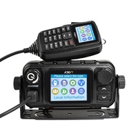 KSUN CT510 25W GPS Vehicle Radio Walkie Talkie VHF UHF Dual Band 4G POC Network Car Radio for Outdoor Self-driving