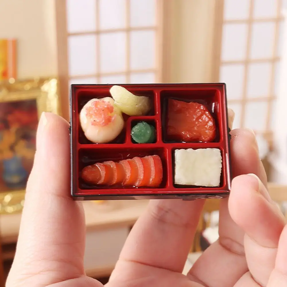 Gift Playing House Scene Model Miniature Snack Drink Doll Accessories Dollhouse Bento Simulation Food Toy