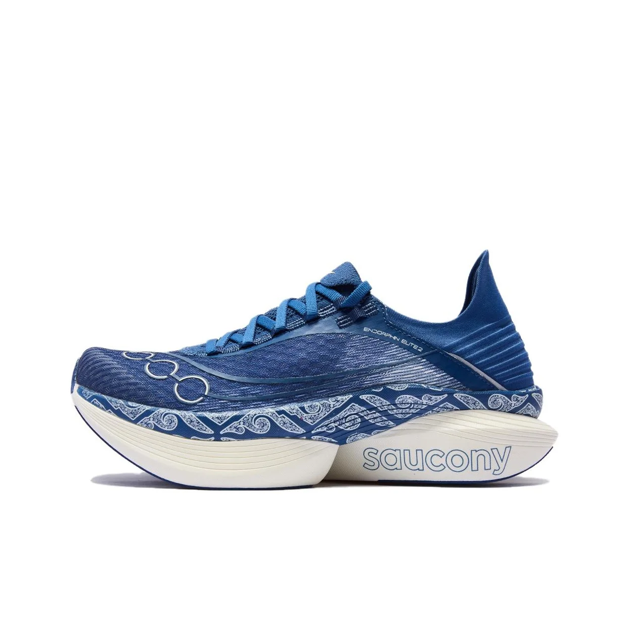 

Saucony Endorphin Elite Coffee Wing 2 Breathable Coverage Rebound Low top Casual Racing Running Shoes Unisex Blue S30994-202
