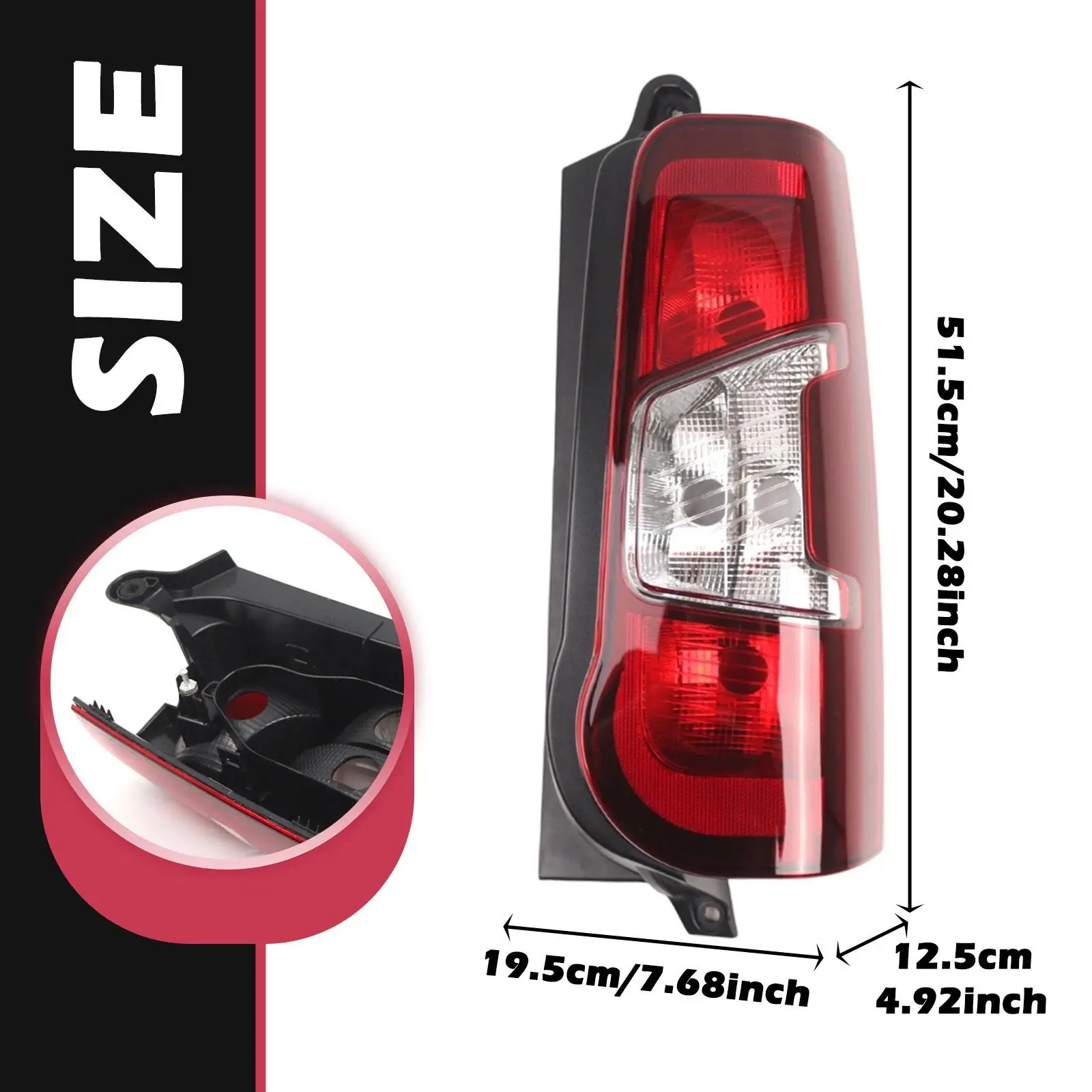 Asamblea de luz trasera 9820554880 piezas de reparación de accesorios instalan fácilmente