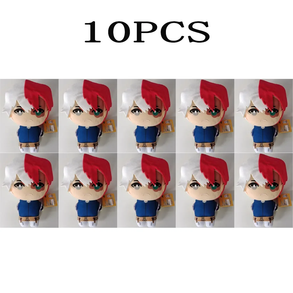23-25cm My Hero Academia Anime Izuku Midoriya Katsuki Bakugou Shouto Todoroki Plush Pendant Toy Soft Plush Doll Gift