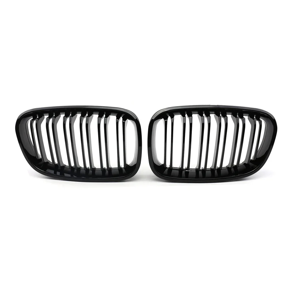 1 series F20 2012-2014 ABS glossy black double slat kidney dual line F20 front grille for BMW