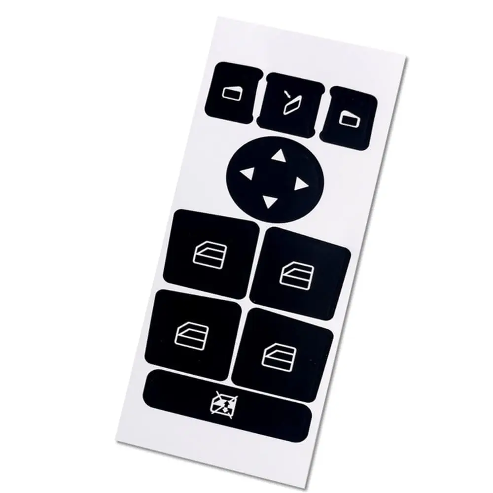 Button Repair Sticker For Mercedes C E CLS SLK GLK W204 S204 W212 W218 R172 X204
