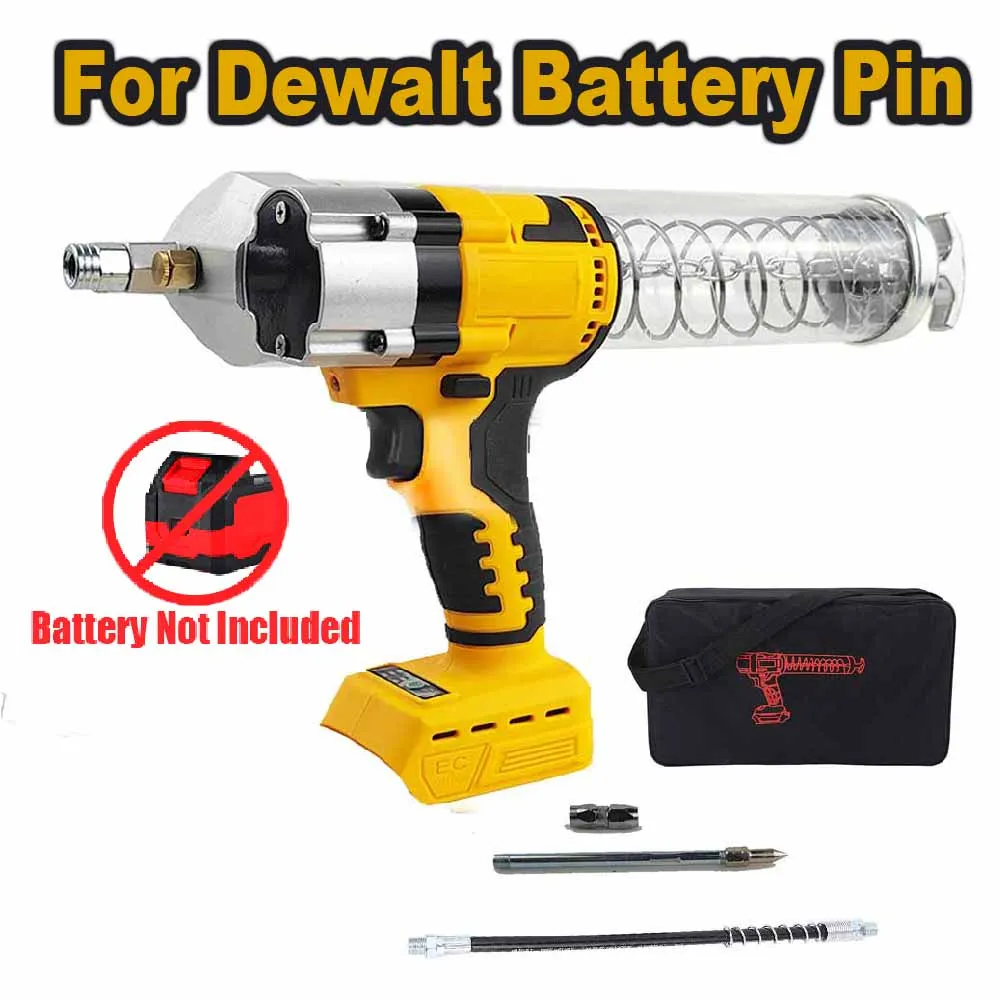 

Brushless Electric Grease Gun For Dewalt 20V Battery High Pressure Lubricating Oil Injector Machine Grease Guns for Makita