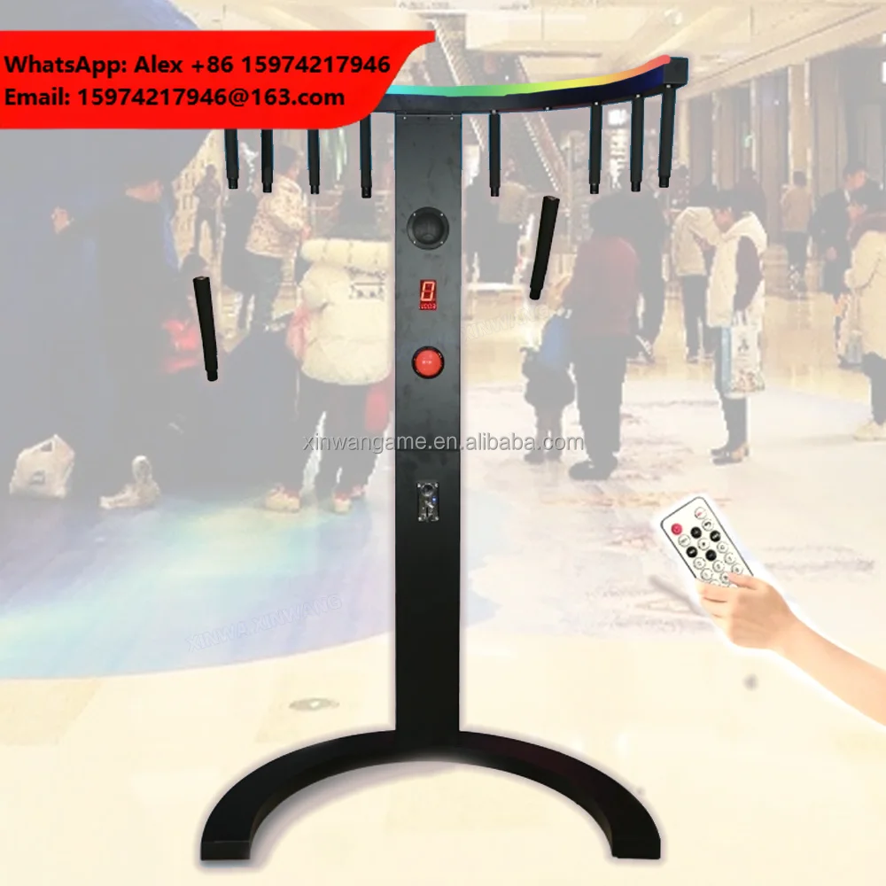 Coin Operated Hand Eye Challenge Response Quick Of Eye Deft Of Hand Fun Falling Sticks Arcade Game Machine DIY Kit