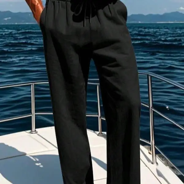 

New Men's Casual Pants High Waist Straight Leg Paratrooper Sle Neutral Faion Winter Collection Unbranded High Quali Mat...