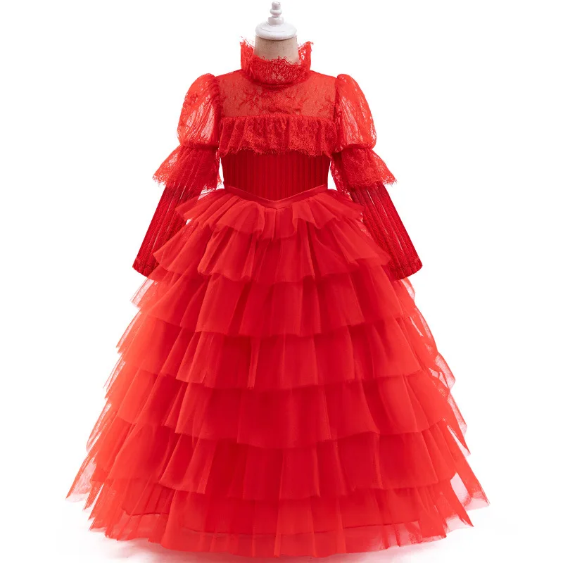 カブトムシリディアコスプレ衣装女性女の子赤いウェディングドレスハロウィンカーニバルパーティー衣装